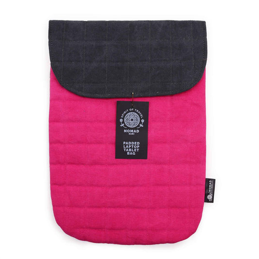 Gepolsterte Laptophülle - Shocking Pink - 14 oz