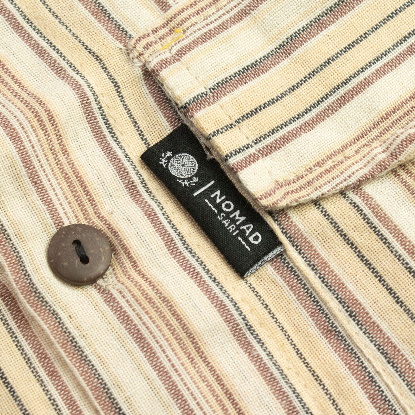 Nomad Sari Camisa de abuelo - marrón beige - XL