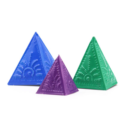 Räucherpulver-Formen-Set - Blau Grün Lila