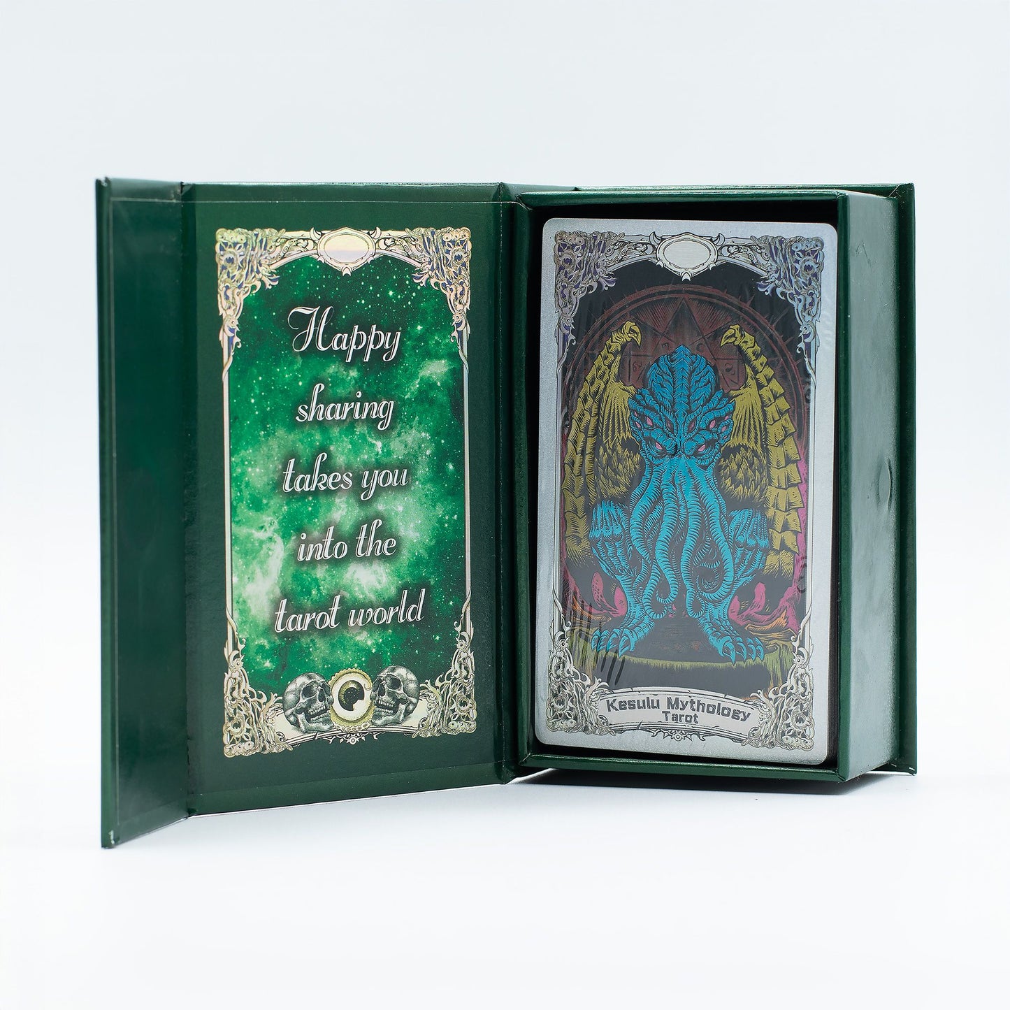 Juego de cartas de Tarot con foil - Mitología Kesulu - con folleto