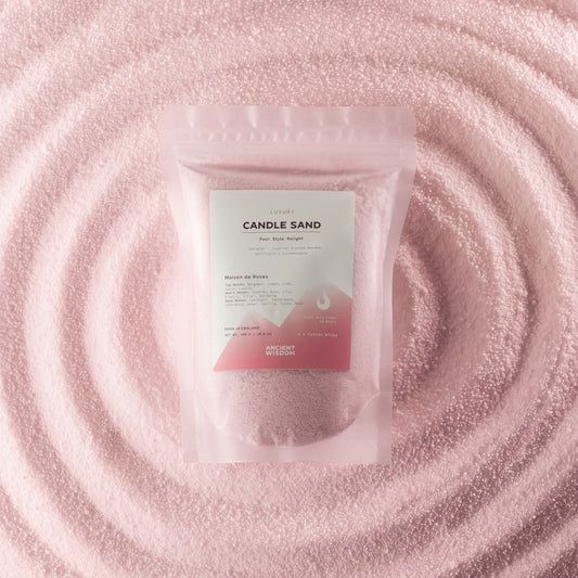 Sable parfumé pour bougie - Rose poudrée - Maison de Roses - 300g