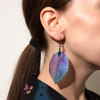 Pendientes Hoja Multicolor