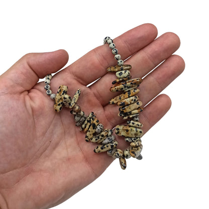 Collar de gemas Longstone - Piedra dálmata