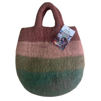 Sac de jardin en feutre pour champignons - 35 x 27 cm