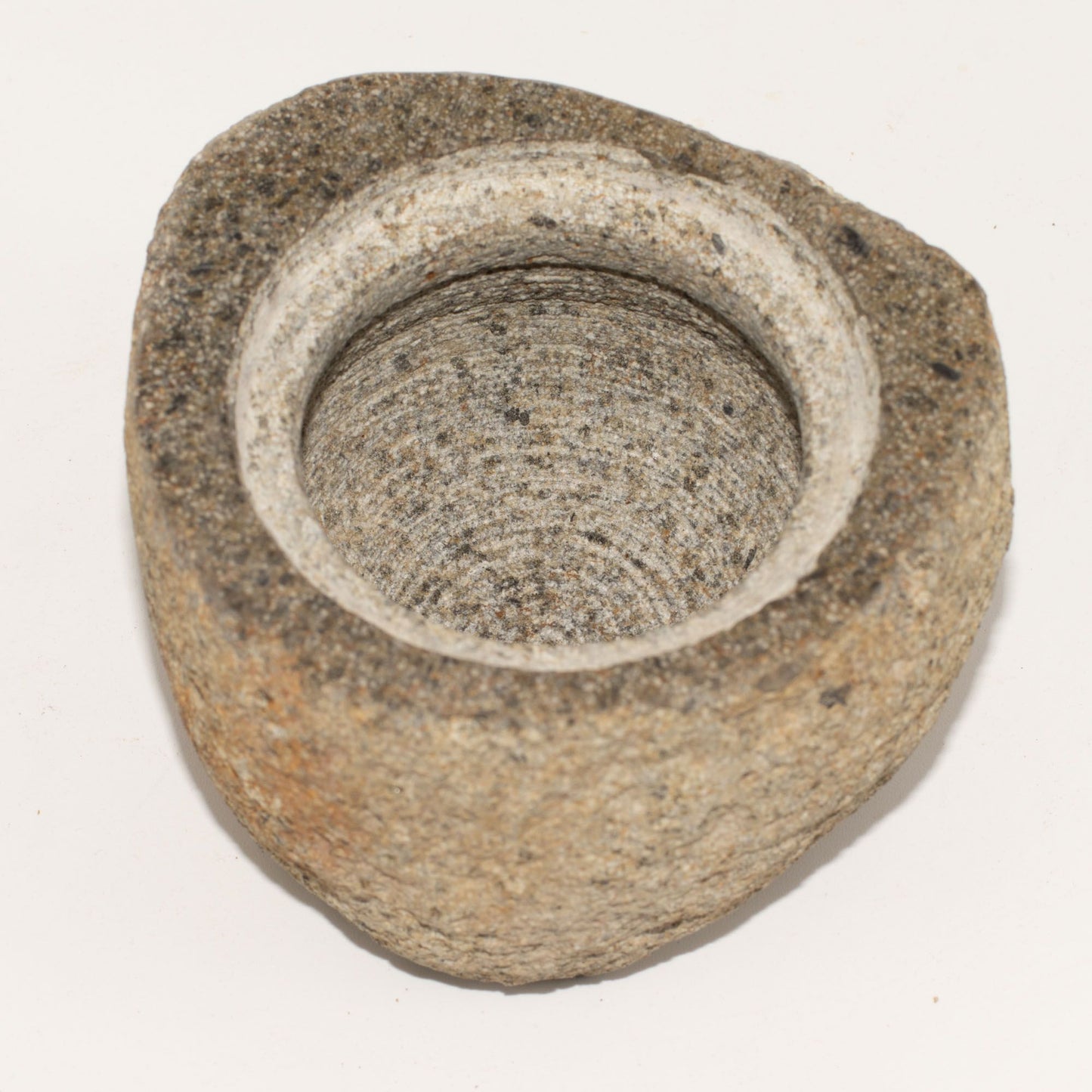 Pot de bouturage avec pierre de rivière naturelle - Moyen (environ 12x8 cm)