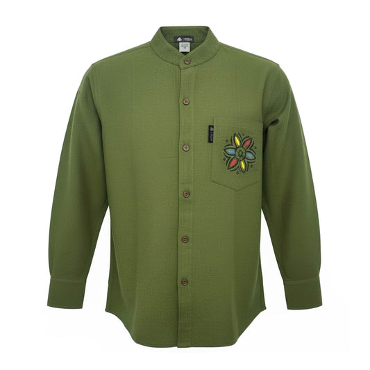 Nomad Sari Kathmandu Shirt – Waldgrün – Medium