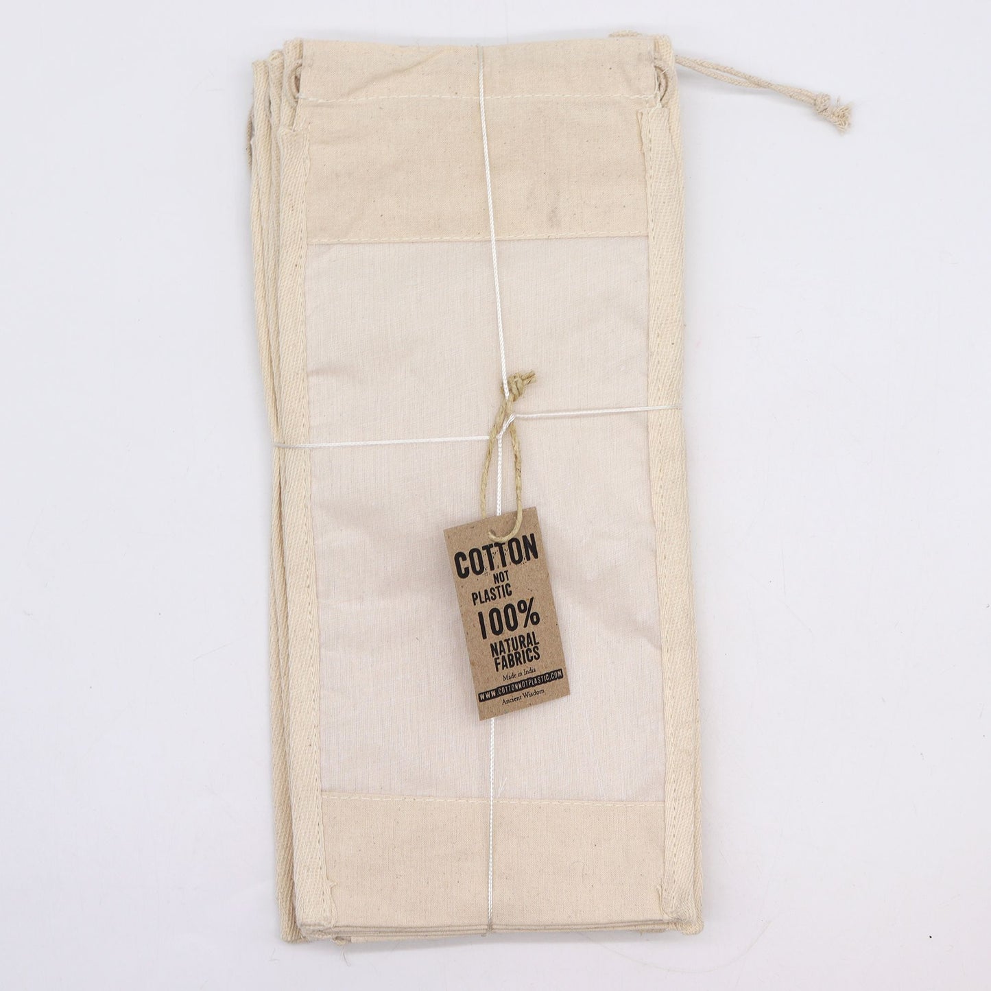 Bolsa Algodón Ventana Larga 35x15cm
