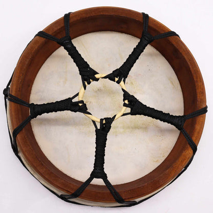 Tambour chamanique Hamsa avec maillet - 30 cm