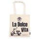 Ikonische Basic-Tasche – La Dolce Vita – (40 x 36 cm) – Natur 4 oz