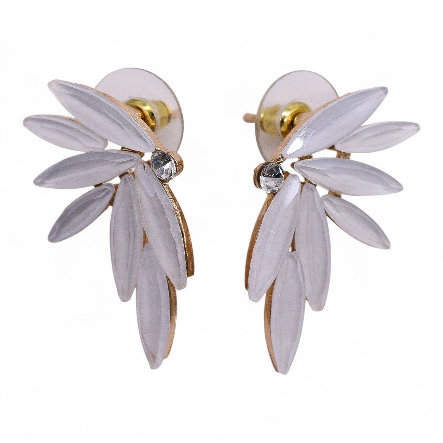 Perle - Verre Vintage - Fées - Boucles d'oreilles