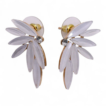 Perle - Verre Vintage - Fées - Boucles d'oreilles
