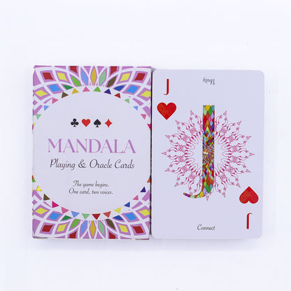 Mandala zum Spielen und Orakelkarten – Kaleidoskopische Symmetrie