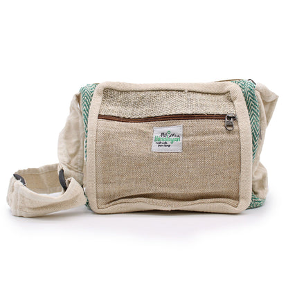 Messenger Bag - Hanf und Baumwolle