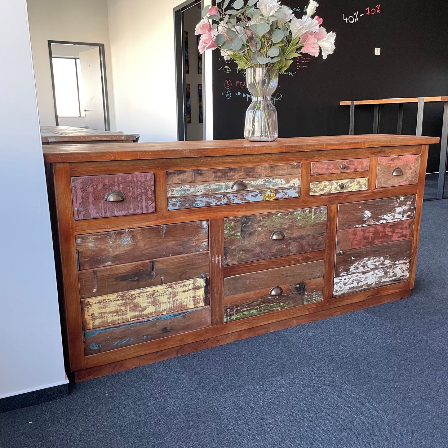 Beistelltisch 160x40x80