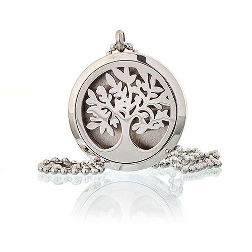 Collar Difusor Aromaterapia Árbol Vida 30mm