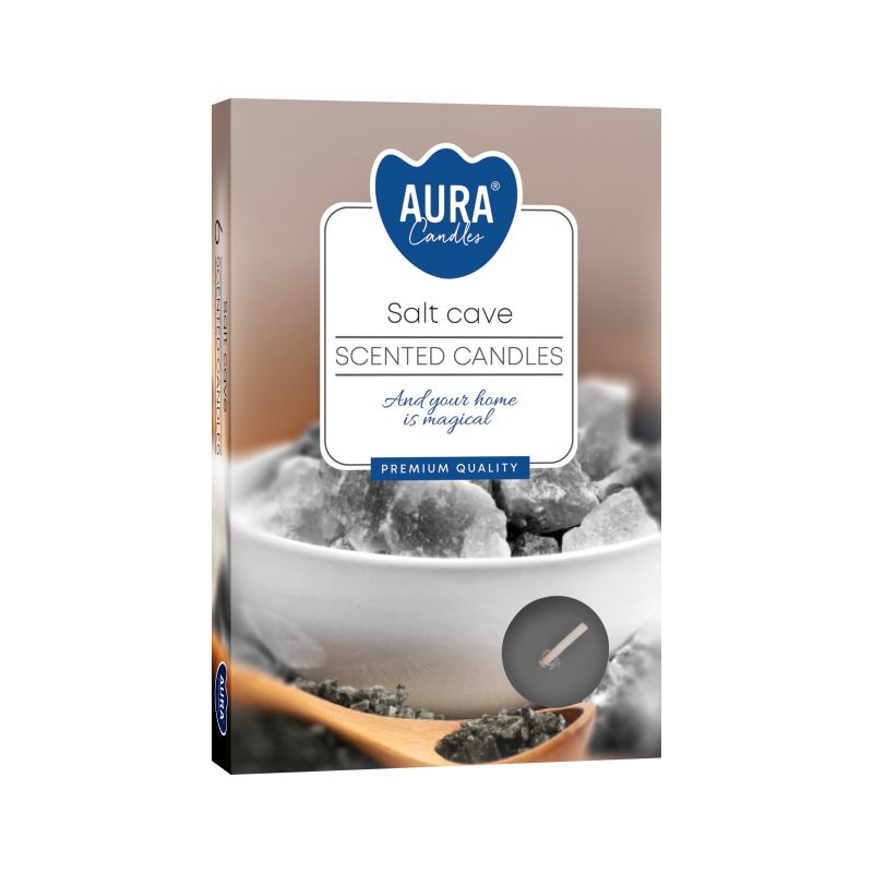 1x Set de 6 Velas de Té Perfumadas - Sal