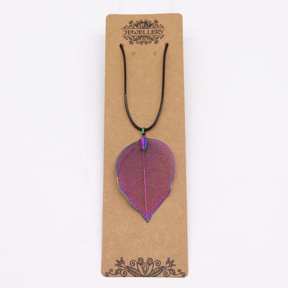 Conjunto de joyas de la colección hojas de valor