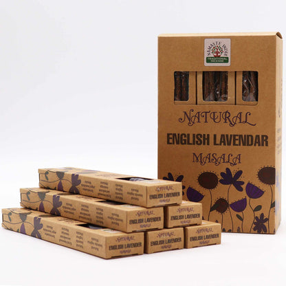Incienso Botánico Natural Masala - Lavanda Inglesa