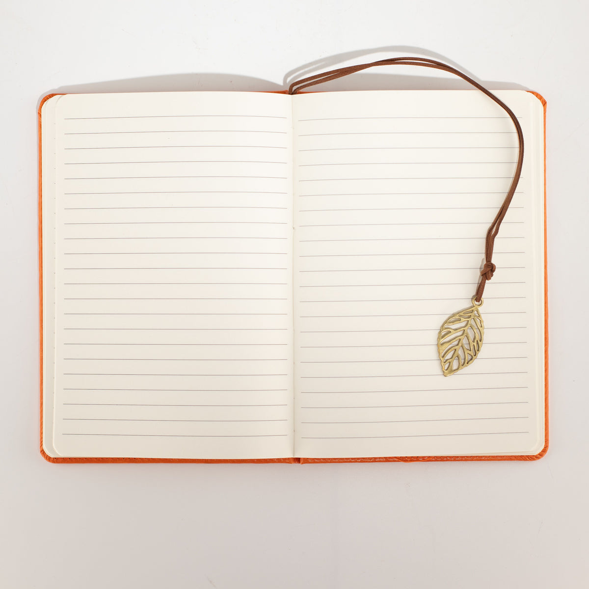 Cuaderno de intenciones A5 - Pantalla LCD borrable - Efecto cuero naranja - 80 hojas