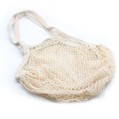 Bolsa de Malla de Algodón Puro - Natural