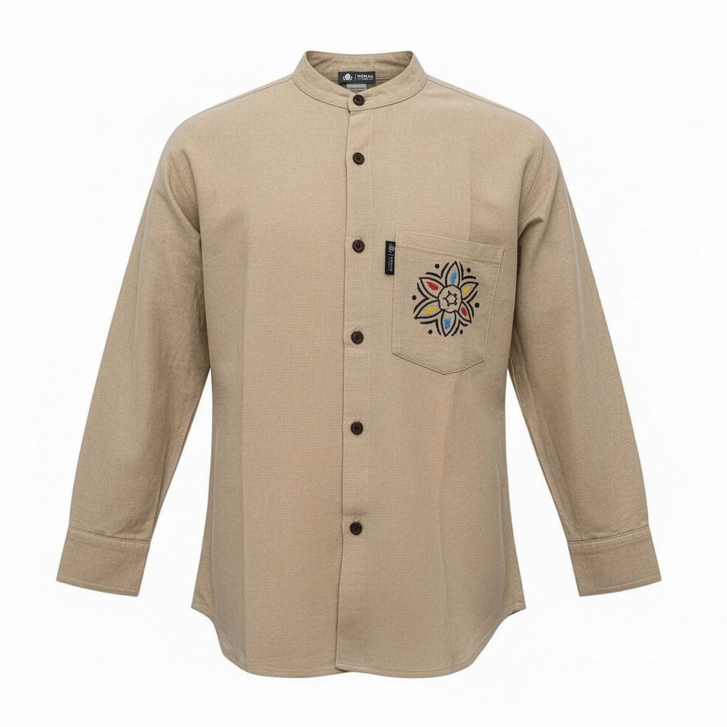 Nomad Sari Kathmandu Camisa - Piedra - Mediano