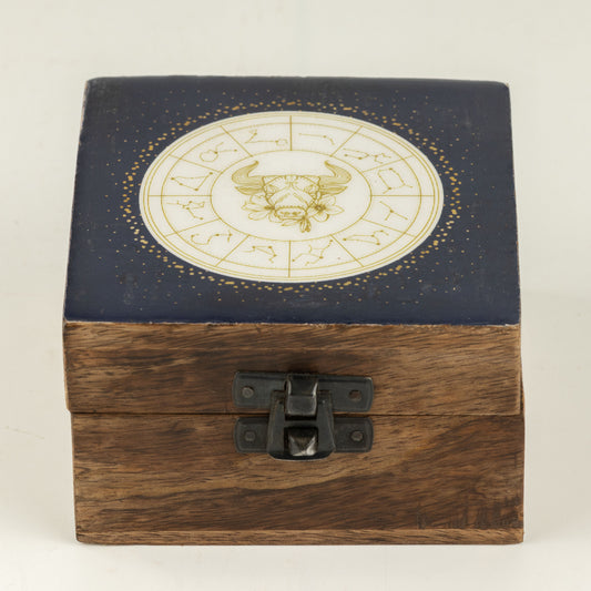Pequeña caja esmaltada - Tauro