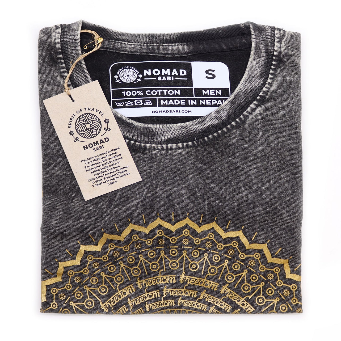 Colección de camisetas talla S con mandala de Nomad Sari