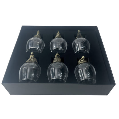 Set de regalo de 6 vasos (50ml) - Criaturas Místicas - Bronce Antiguo