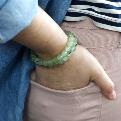 Brazalete de Energía Jade 8mm
