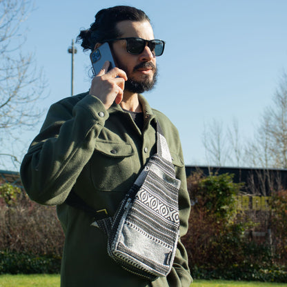 Taschen aus natürlichem Jacquard - Urban Caravan - Umhängetasche