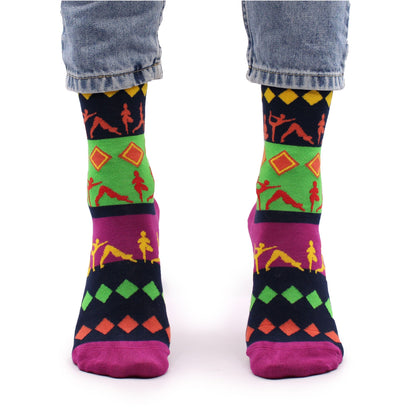 Chaussettes en bambou Hop Hare (P/M) - Poses de yoga