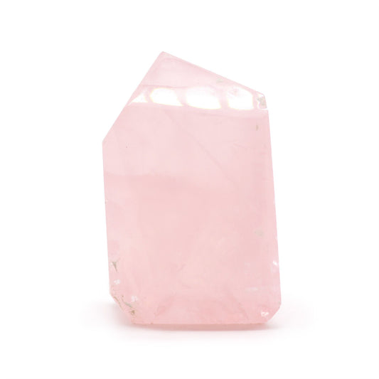 Puntas de piedra preciosa de aprox. 6 cm (0,5 kg) - Cuarzo rosa indio