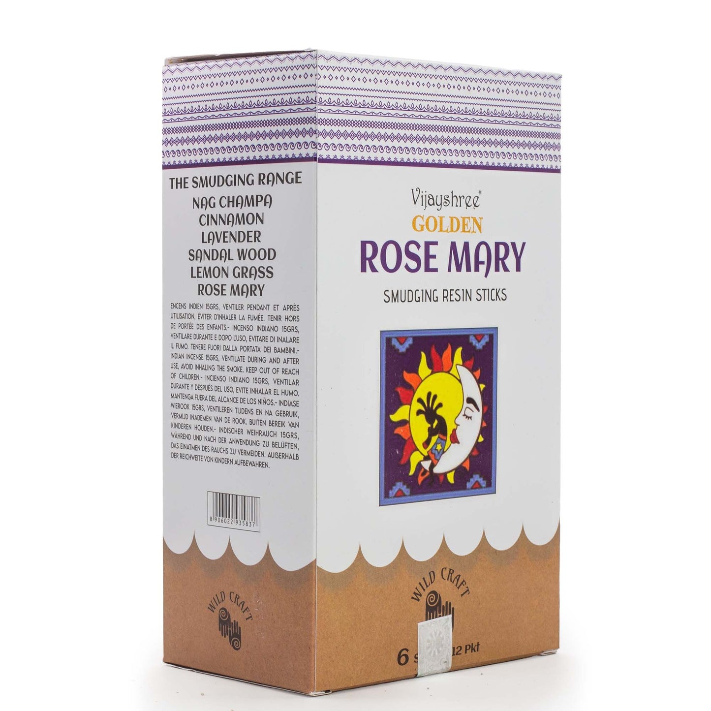 Palitos de resina para purificación Golden Rose Mary - 30 g