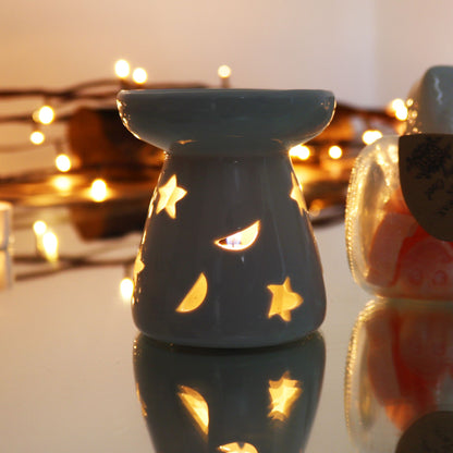 Quemador de Aceite Lunas y Estrellas L