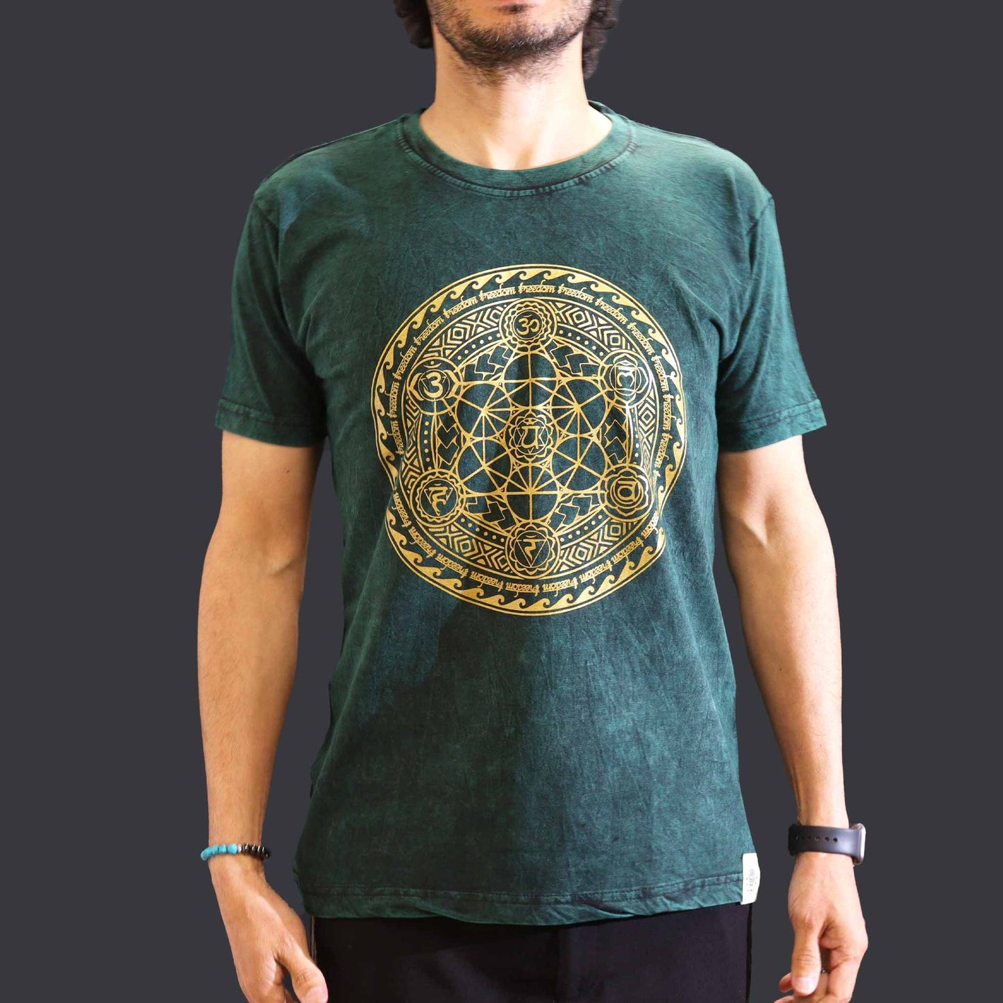 Camiseta Nomad Sari Mediana - Chakra - Verde