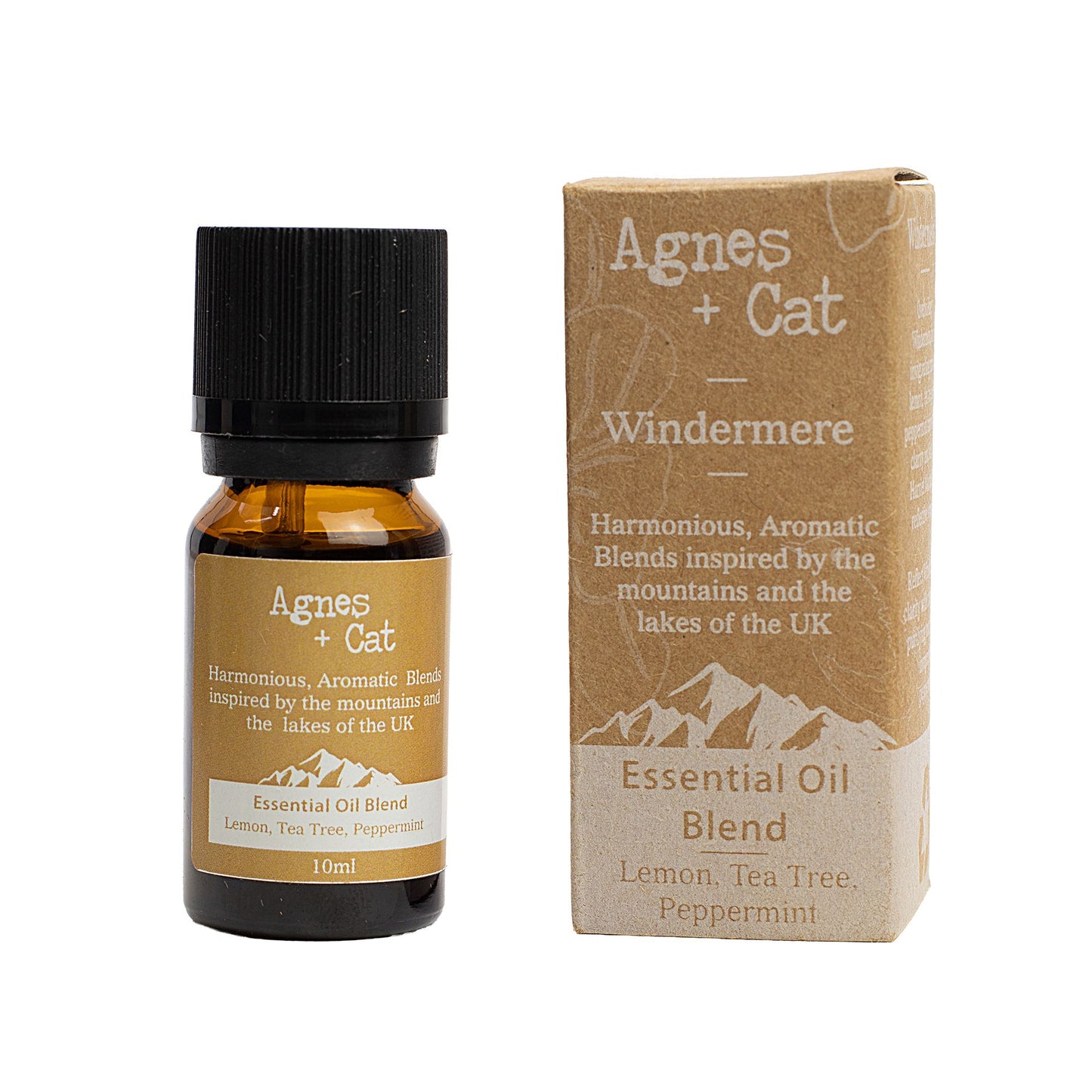 Mélange d'huiles essentielles - Windermere - Citron, arbre à thé et menthe poivrée