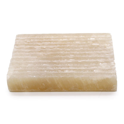 Honey Onxy Quadratische Seifenschale