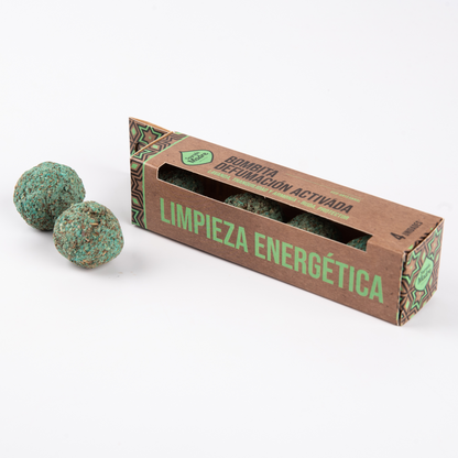 Boîte de 4 ampoules d'encens nettoyantes énergétiques