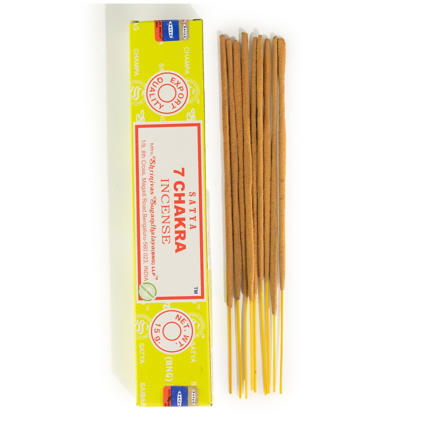 Satya Incienso 15 g - 7 Chakras