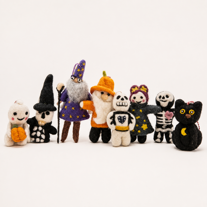 Colgantes de bolso de fieltro - Selección mixta (Amuletos místicos adorables)