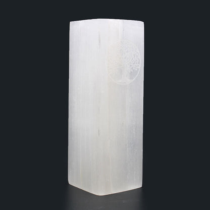 Lámpara Bloque Selenita 25cm - Árbol de la Vida