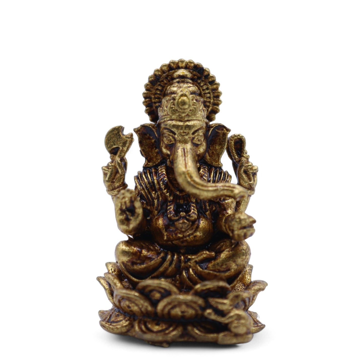 Miniaturgötter aus Messing - Ganesha (12 g) - 30 mm