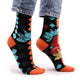 Hop Hare Socken (Größen 41-46) - Blauer Buddha und Lotus -