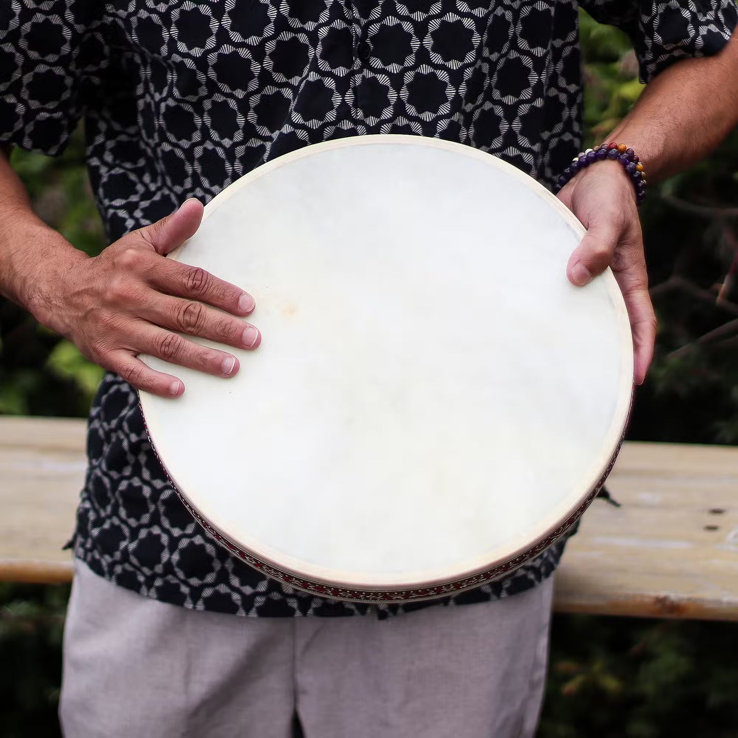 Tambor oceánico de sanación sonora chamánica - 35 cm